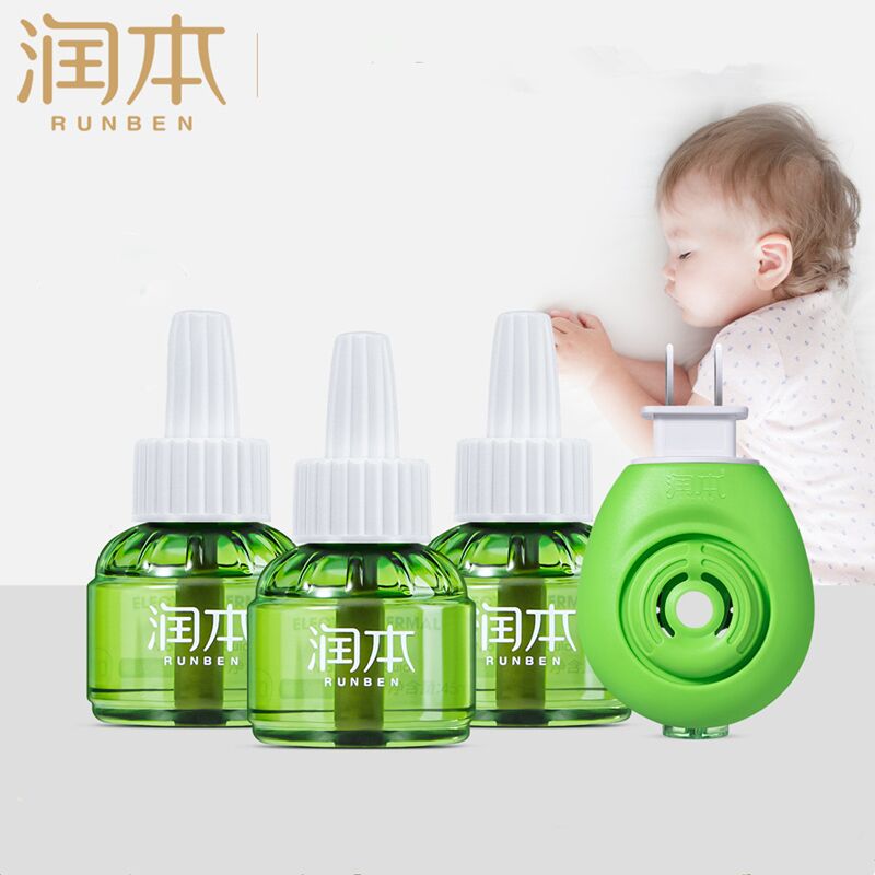 【润本旗舰店】婴儿电热蚊香液3液+1器