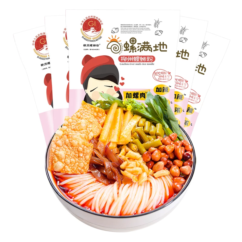 螺满地螺肉螺蛳粉330克×5袋