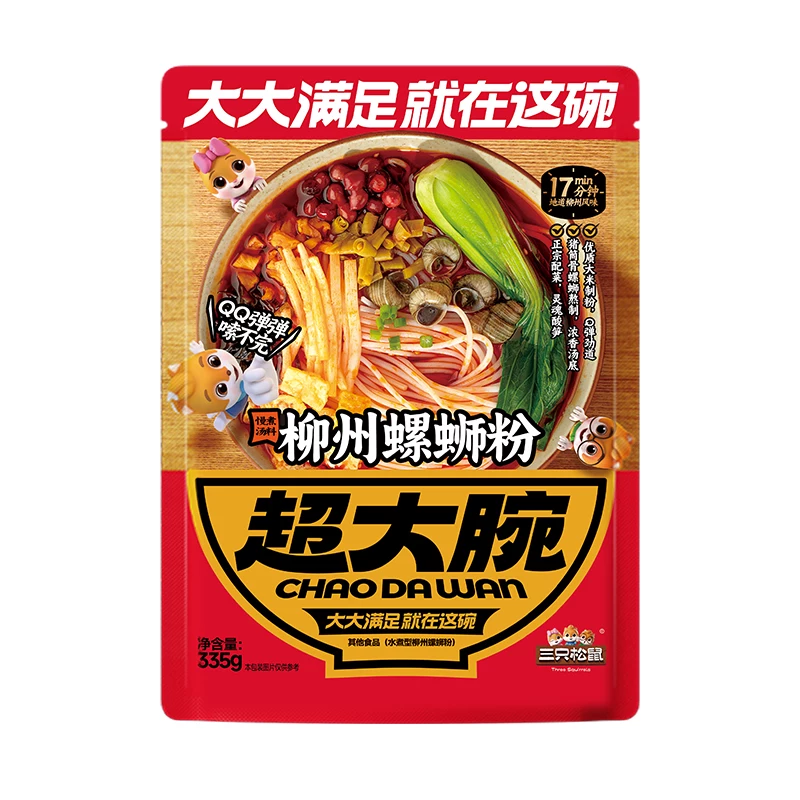 三只松鼠螺蛳粉335g×3袋