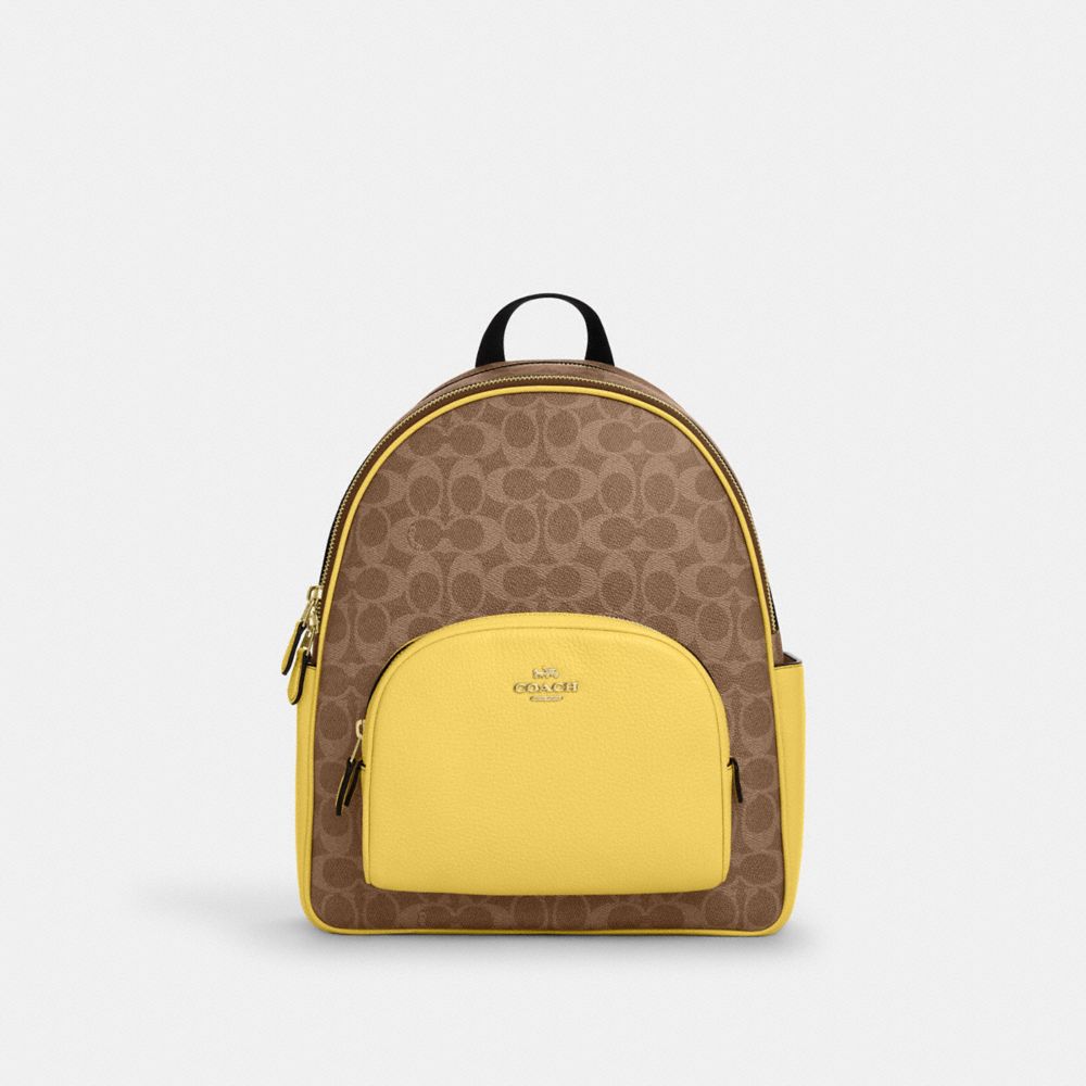 coach court backpack in signature canvas CZ176-IMY4C