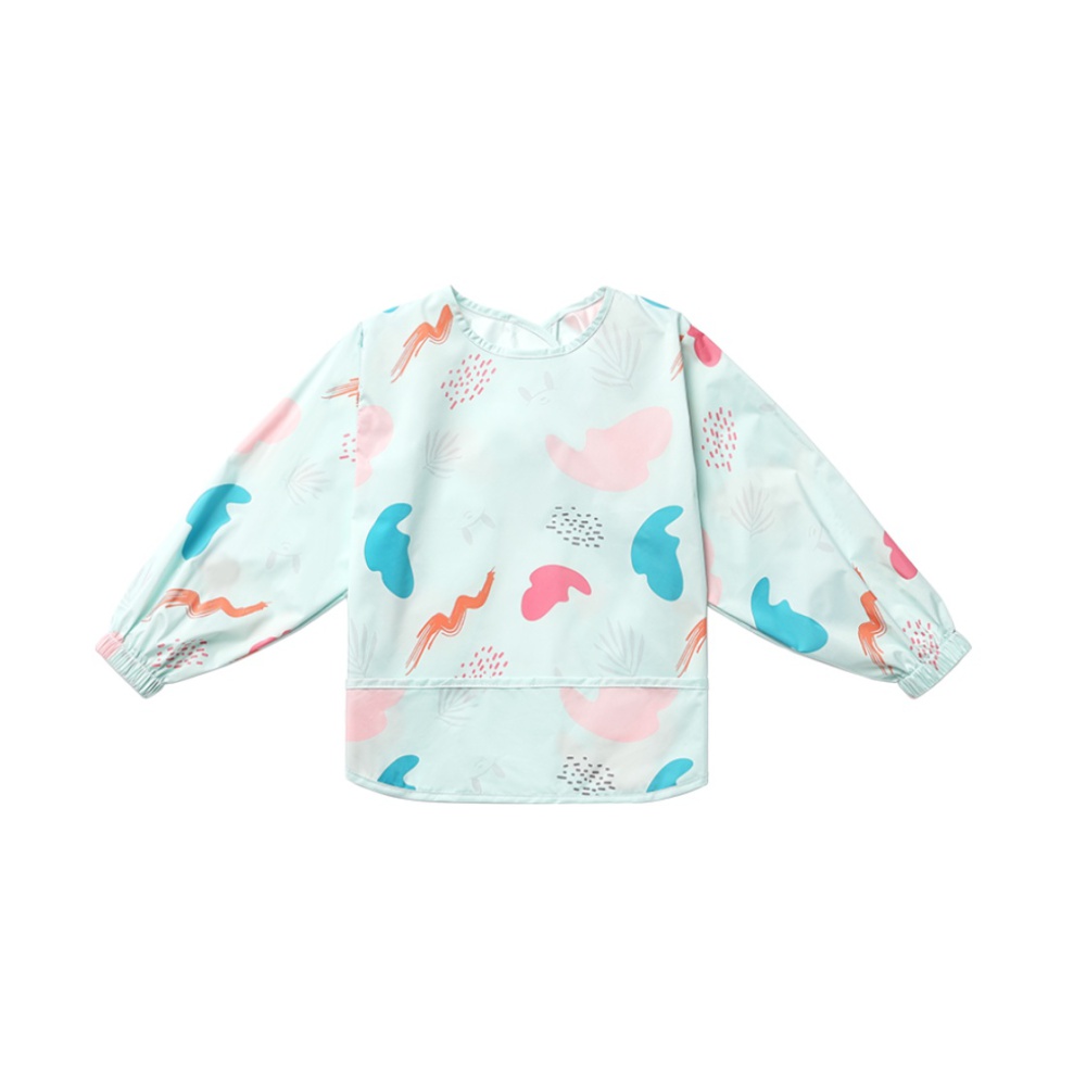 包邮十月结晶反穿衣宝宝幼儿园吃饭罩衣