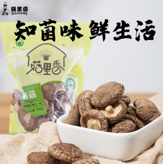 23.9元包邮！菇里香 火锅食材香菇菌类袋装240g
