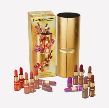 MAC 魅可 Lustreglass 圣诞限定迷你口红套装（价值$180）