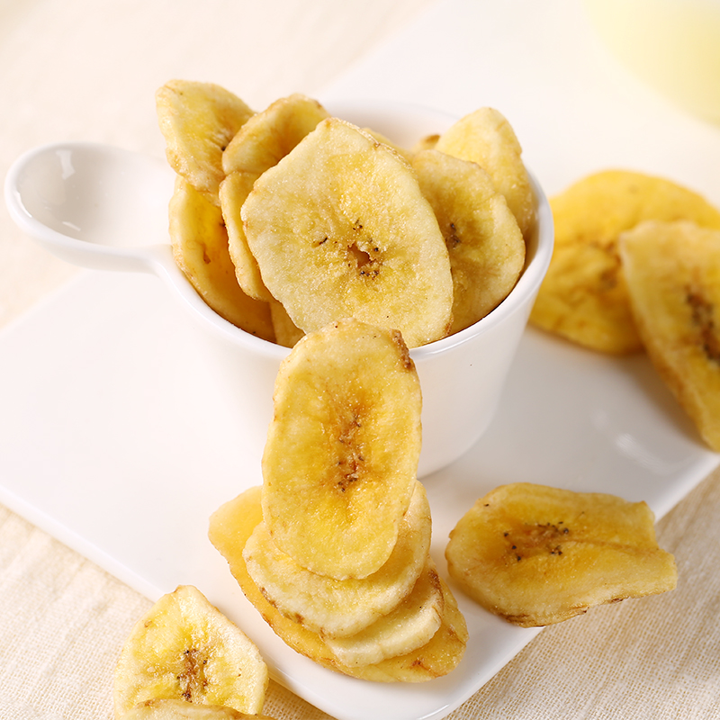 【第二件0元】非油炸香蕉脆片2件250g