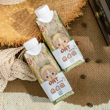 【临期】9.9元包邮！安九九 燕麦奶谷物饮料250ml*12盒