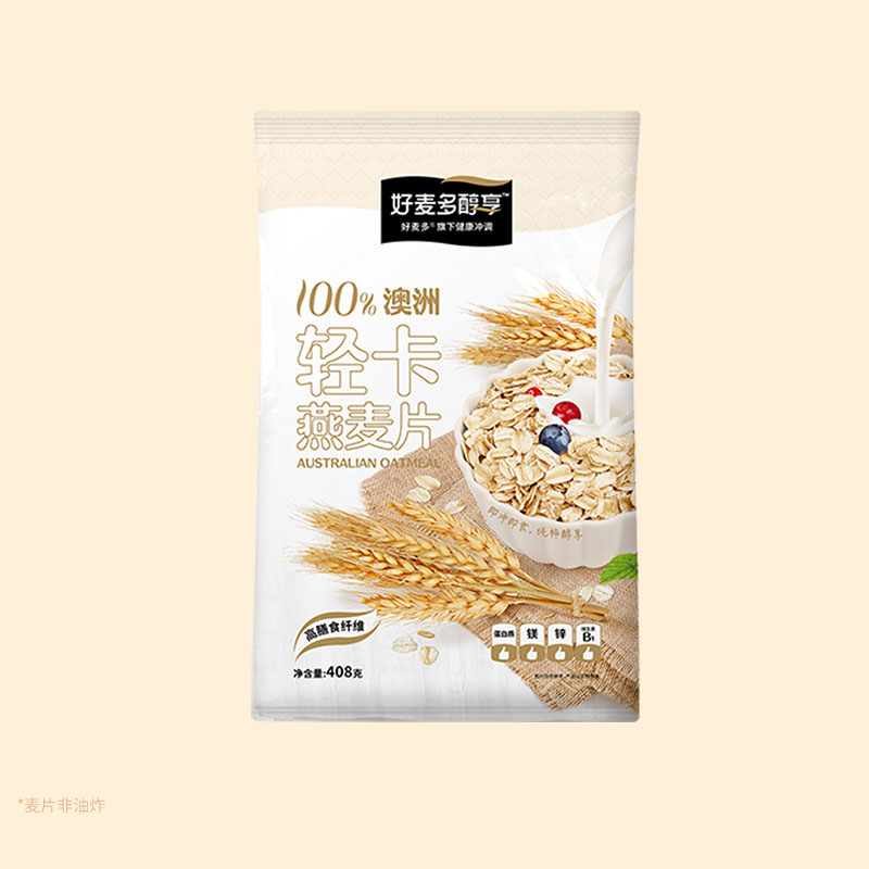 【38大促价】好麦多轻卡纯燕麦片408g