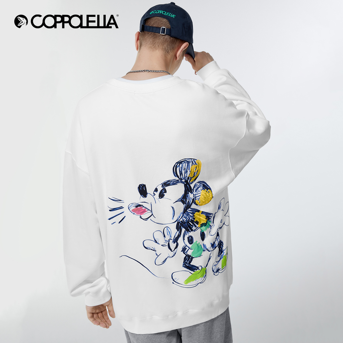 COPPOLELLA小恐龙潮牌情侣卫衣