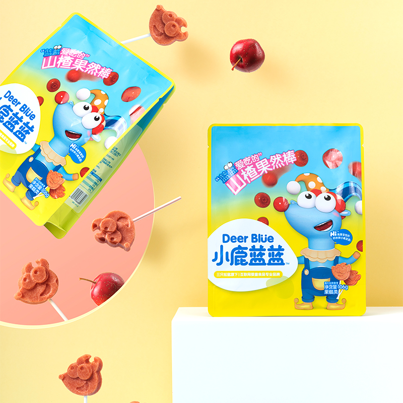 【拍2发3】小鹿蓝蓝山楂棒棒糖