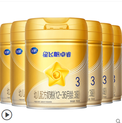 返120元猫卡后1605元包邮！飞鹤 星飞帆卓睿系列 3段 较大婴儿配方奶粉 750g*6罐