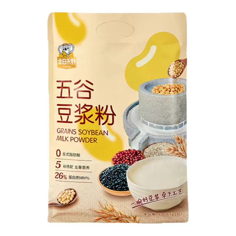 3袋29.9！金日禾野.豆浆粉/燕麦片