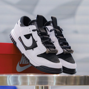 NIKE Air Dunk Jumbo黑白熊猫配色 男款