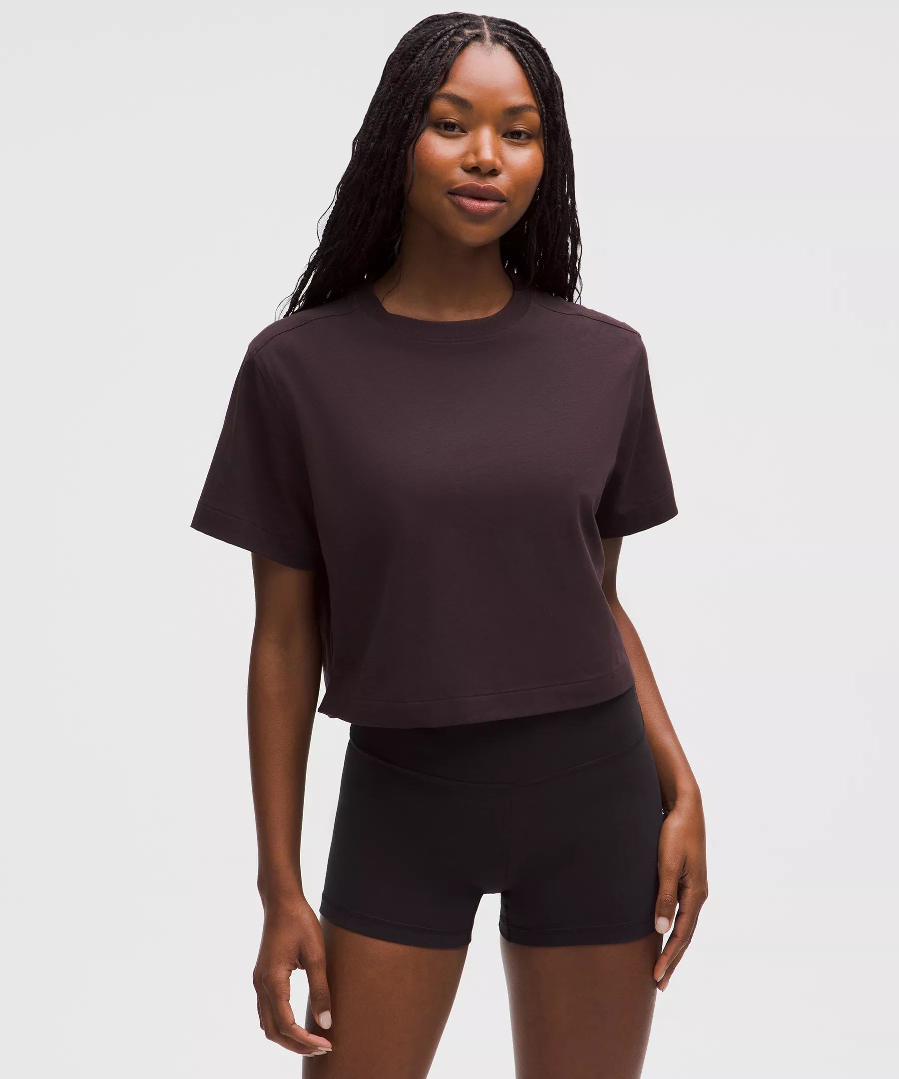 Lululemon All Yours Organic Cotton女士T恤 Sequoia M