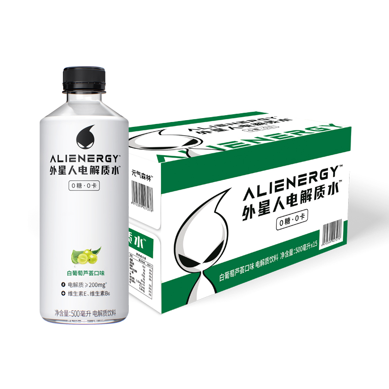 外星人白葡萄芦荟口味500ml*15瓶