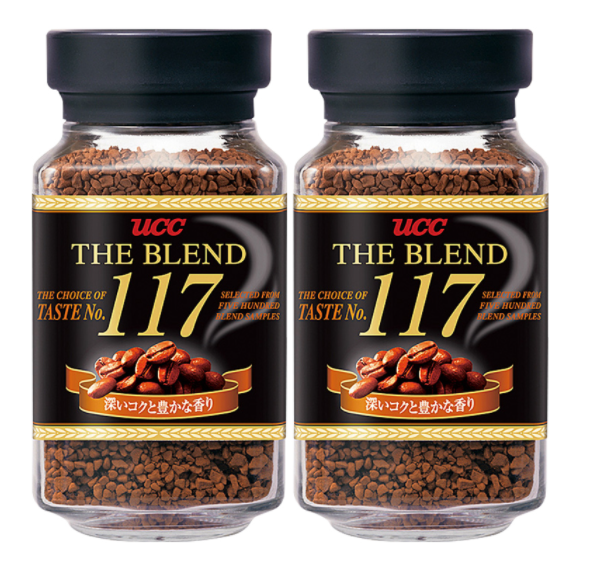 45元包邮！UCC 悠诗诗 117 冻干速溶咖啡粉 90g*2瓶