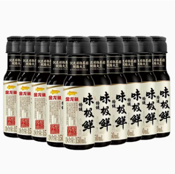 17.9元包邮！金龙鱼特级味极鲜酱油150ml*10瓶