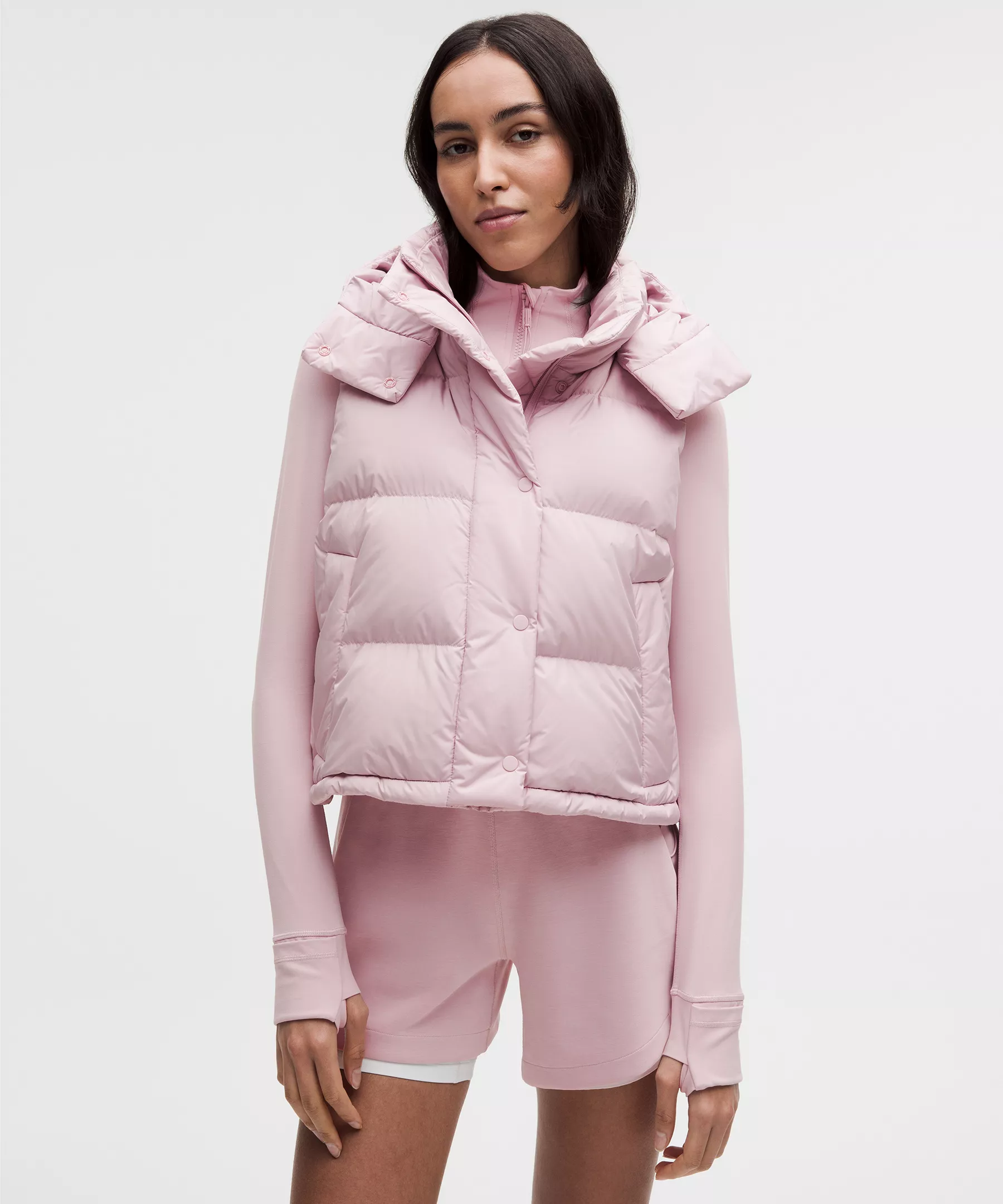 Lululemon Wunder Puff 600羽绒马甲 Porcelain Pink 10