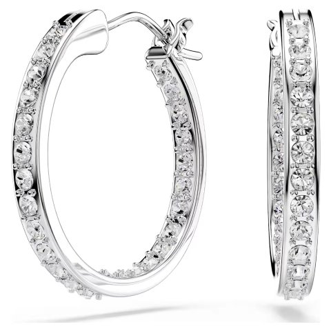Swarovski Sommerset 圈形耳环