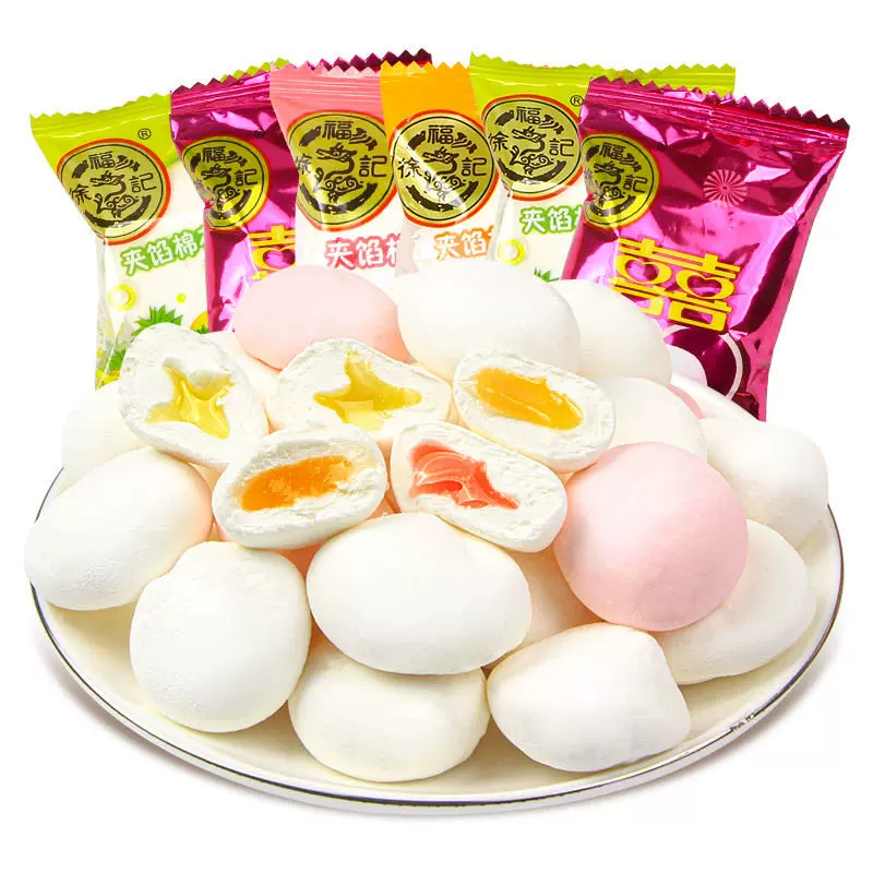 徐福记夹心棉花糖150g