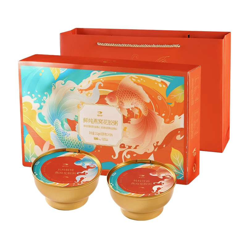 【年年有鱼】鲜炖燕窝花胶羹252g*6碗