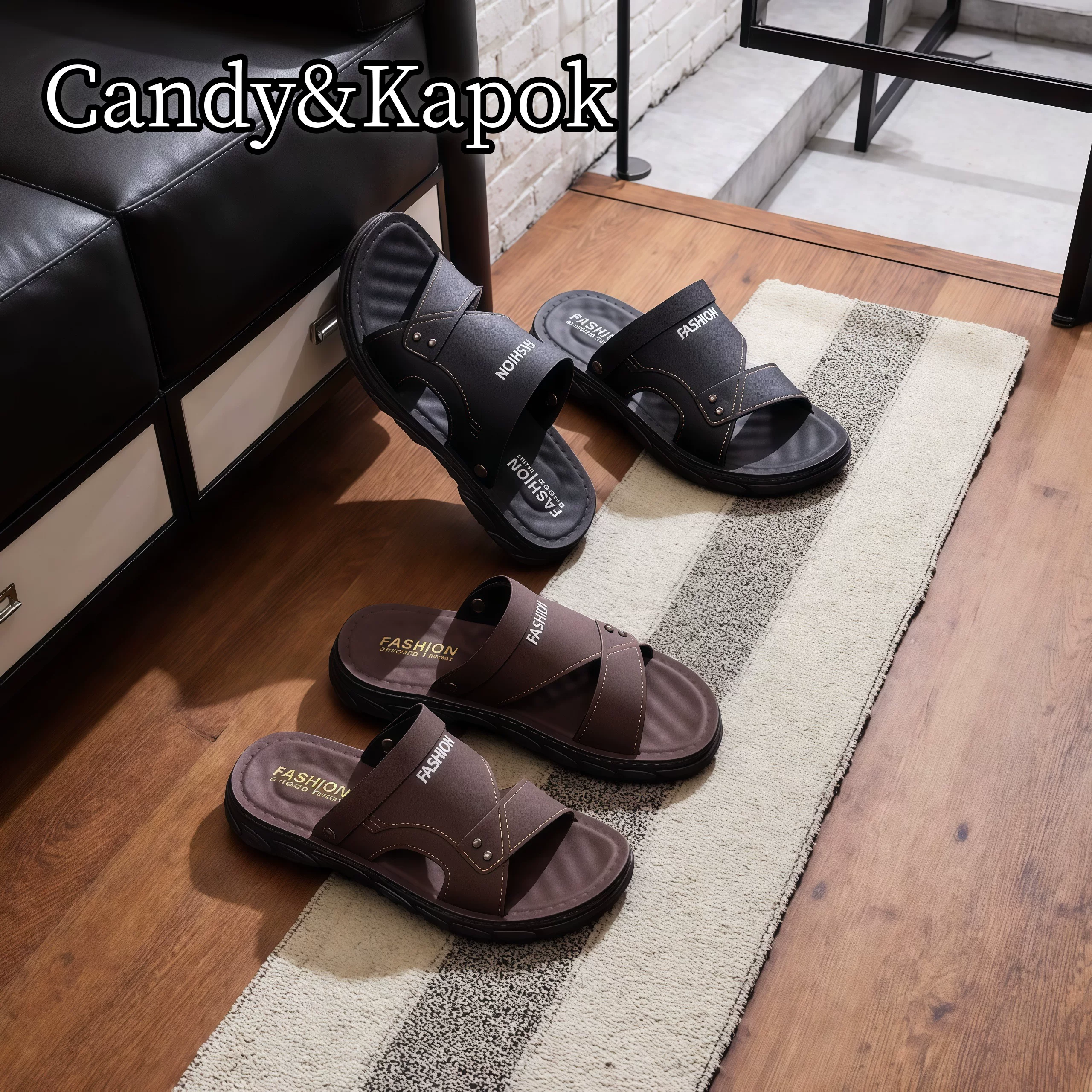 休闲时尚轻便男士沙滩鞋凉鞋