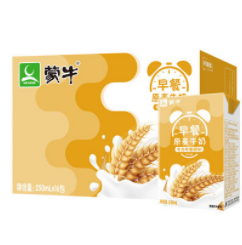  30.15元包邮！蒙牛 早餐奶麦香味 250ml*16盒