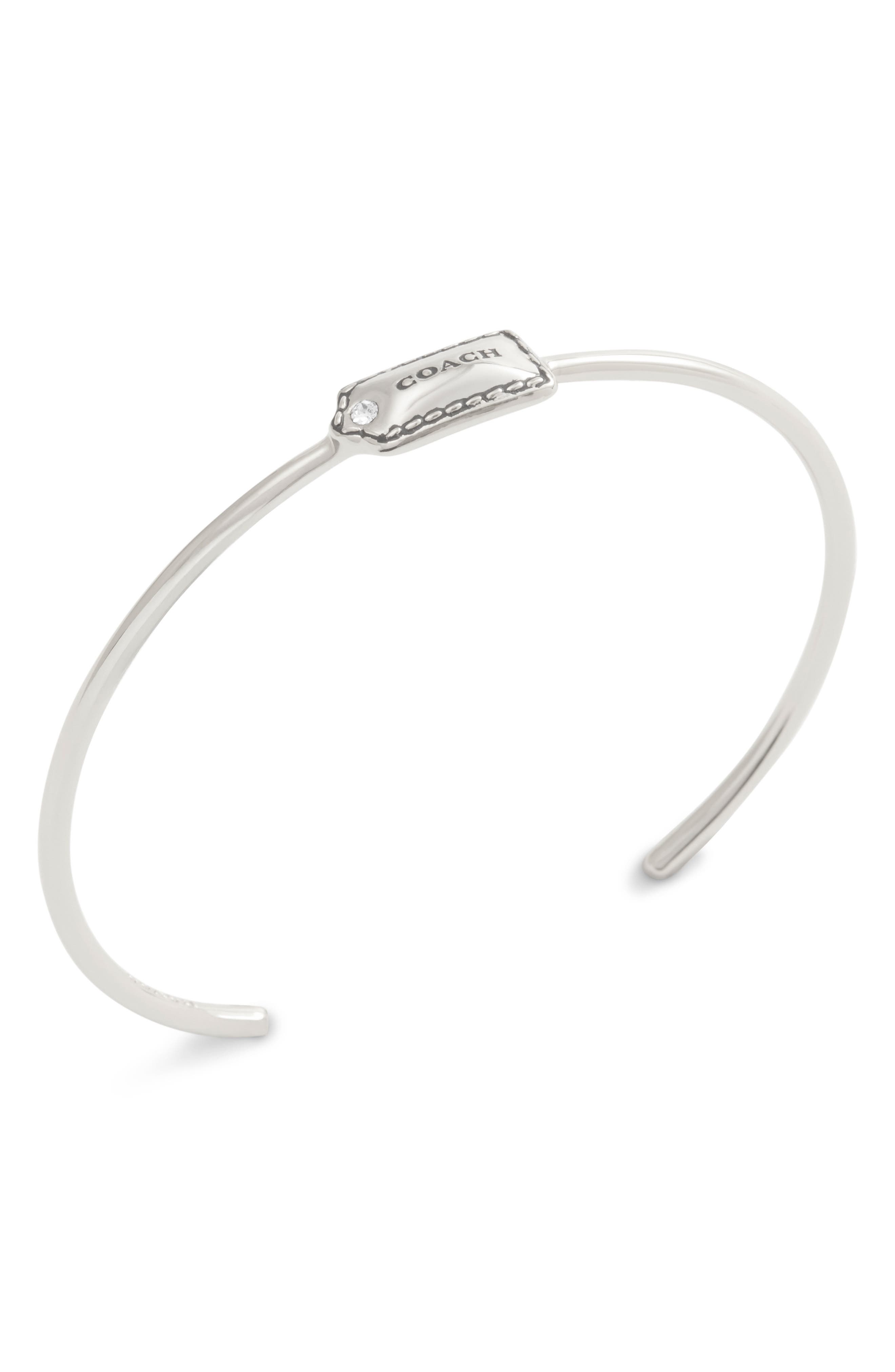 COACH Logo Tag Cuff Bracelet