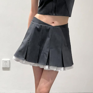 SHUSHU/TONG Gray Layered半身裙 SHUSHU/TONG Gray Layered半身裙