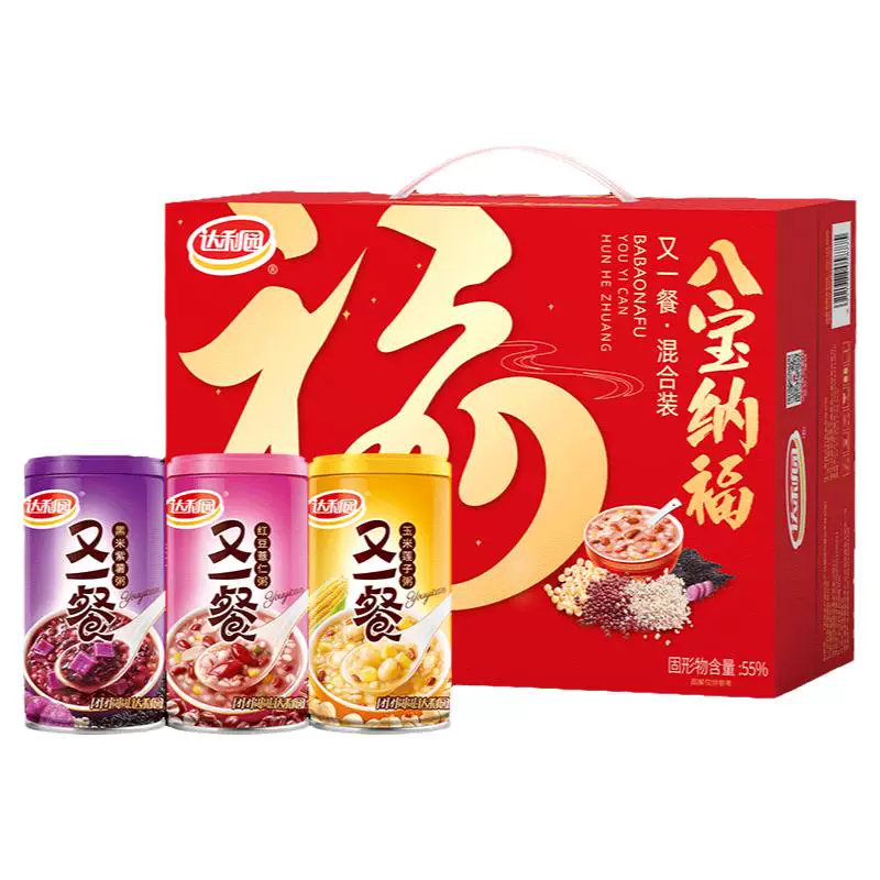 下拉详情页下单！达利园八宝粥360g*12罐