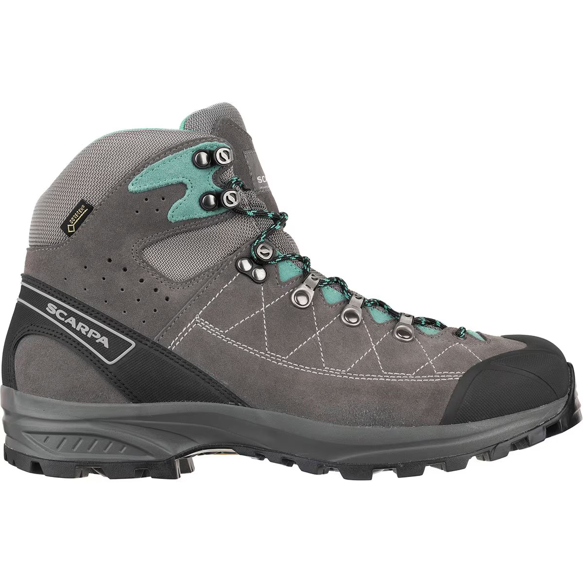 Scarpa Kailash Trek GTX 女款冈仁波齐徒步鞋穿越版Smoke/Lagoon色39.5码