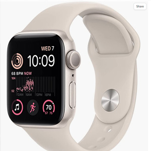史低！Apple Watch SE 2022款 智能手表（GPS 40mm）