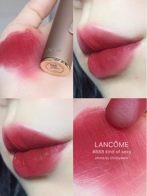lanc08me兰蔻粉金唇膏888小野莓