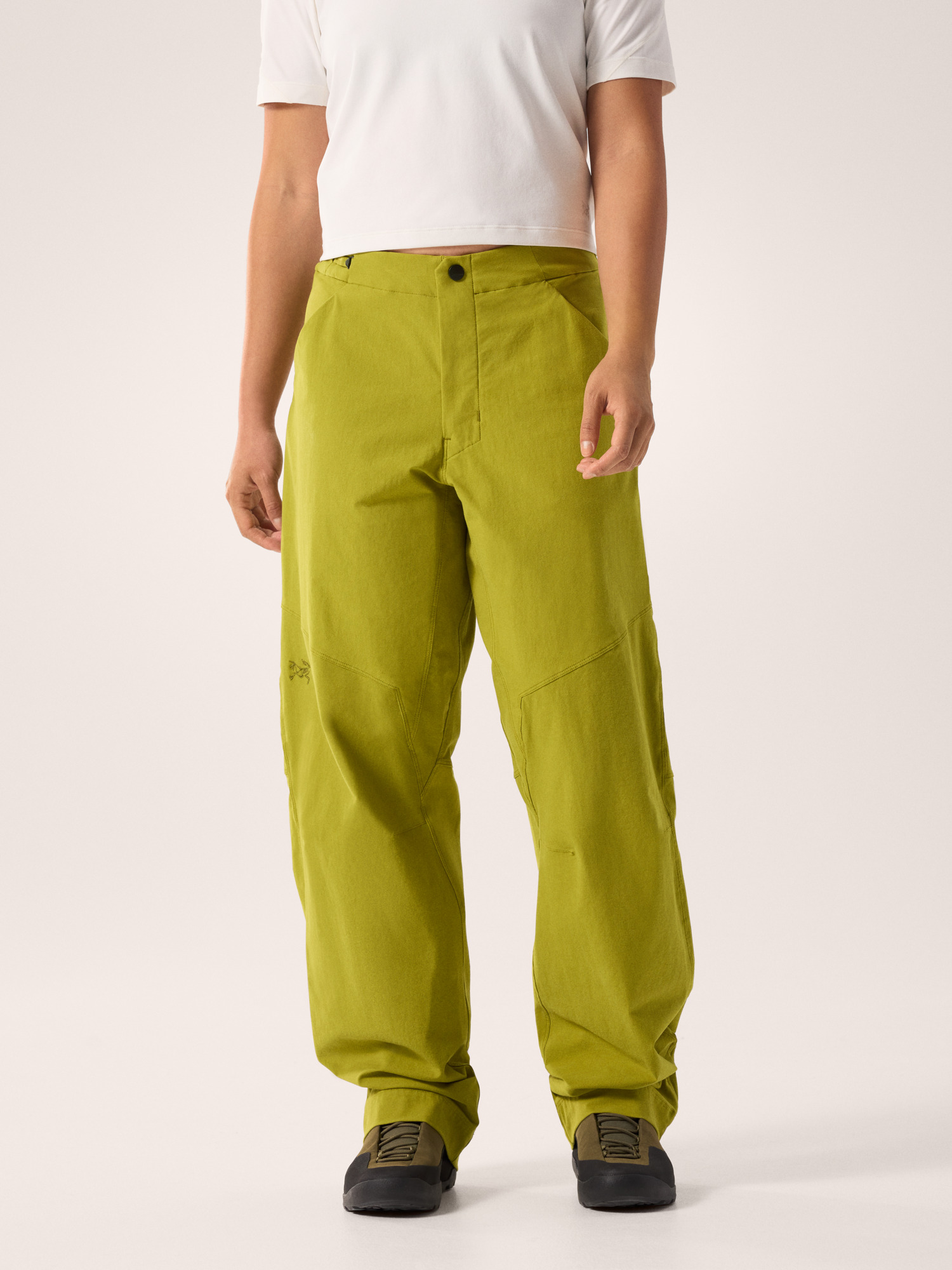 Arcteryx Clarkia Cotton Wide Leg始祖鸟女士长裤 Olive Moss 16-R