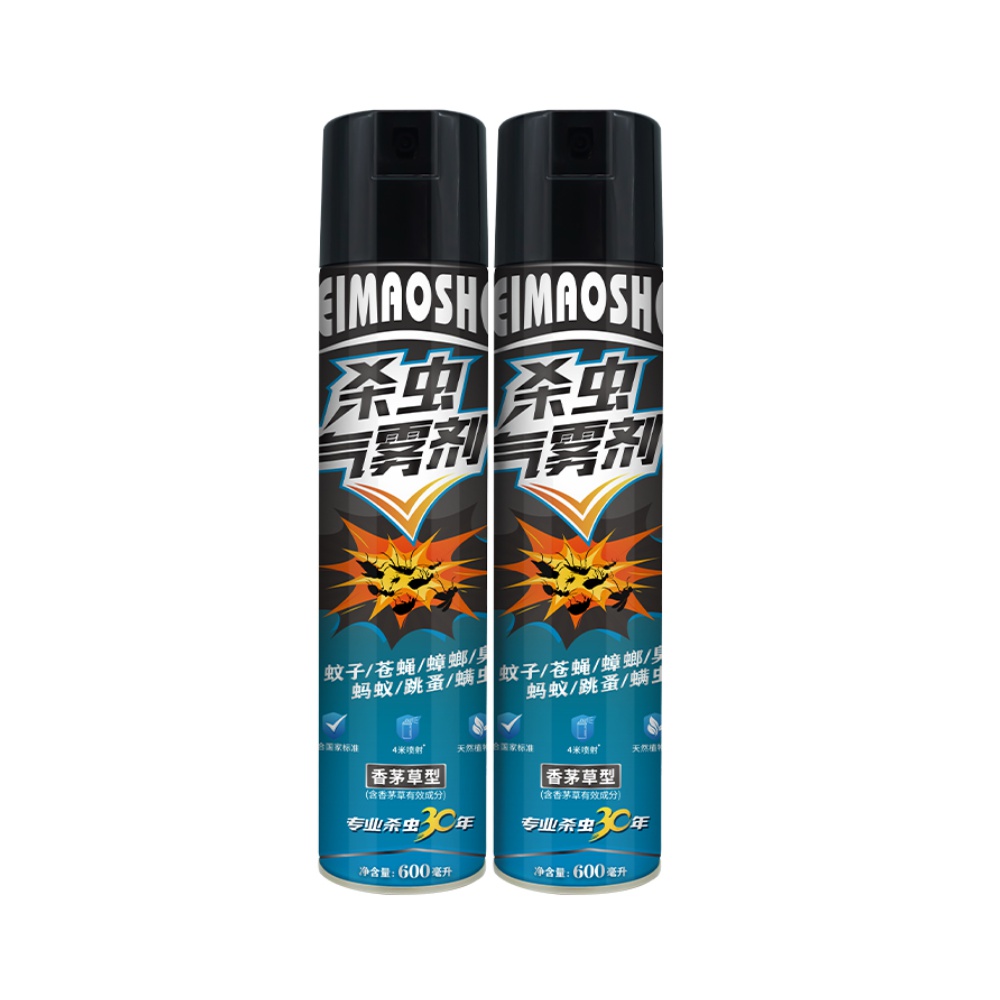 香茅草杀虫灭蚊蝇喷雾600ml*2罐