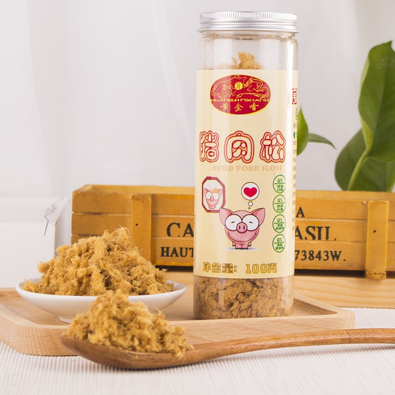 黄金香无添加剂儿童猪肉松100g早餐配粥寿