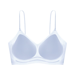 草本初色内衣女士聚拢小胸超薄凉感无痕细肩带美背10A抑菌文胸罩