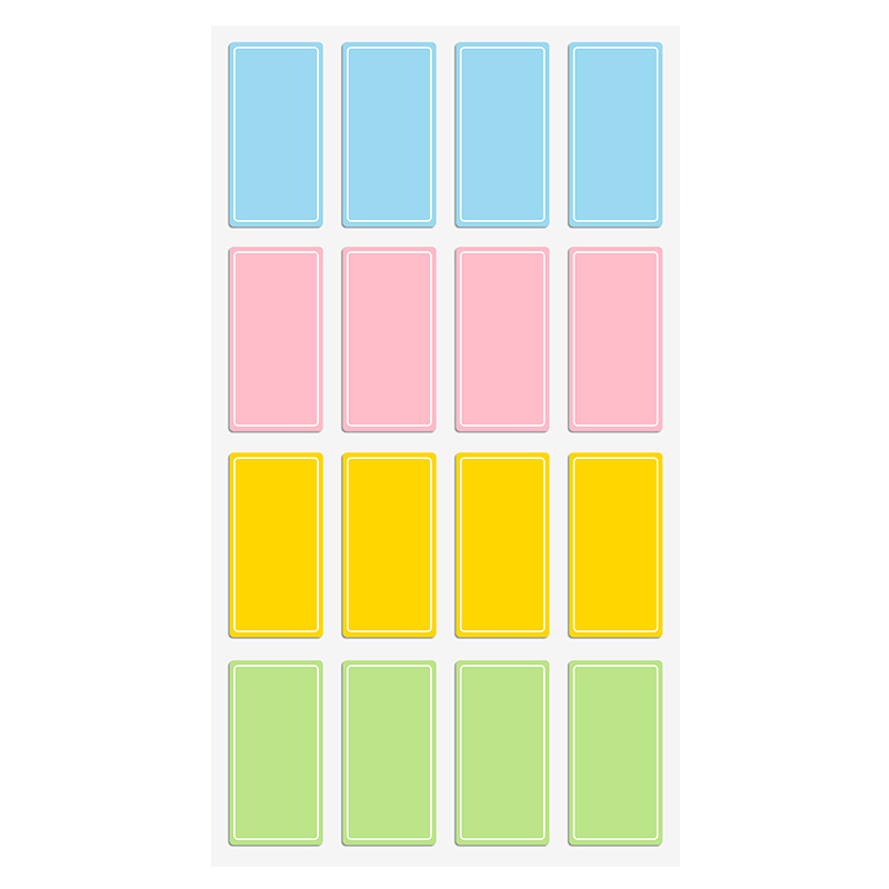 【开群必备+签到】淘工厂彩色标签贴纸