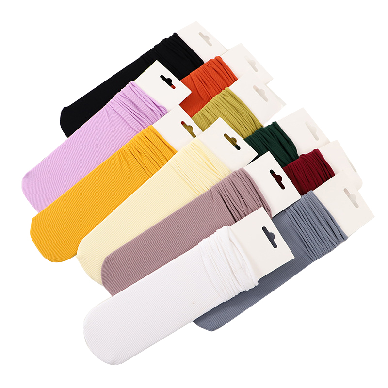 【稳定签到】简约百搭日系堆堆袜2双