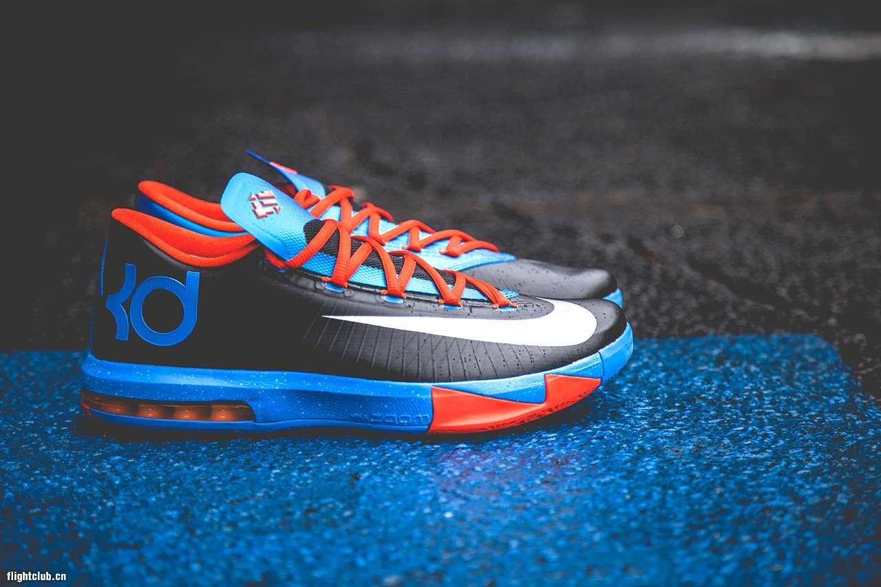 nike kd6 "okc away/雷霆客场" 高清图赏