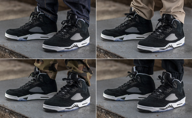 air jordan 5 "oreo" 上脚搭配实拍欣赏