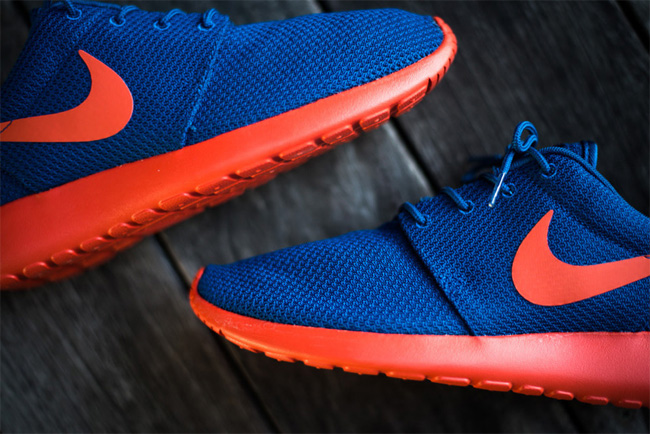 nike roshe run "knicks" 纽约尼克斯配色实物图赏