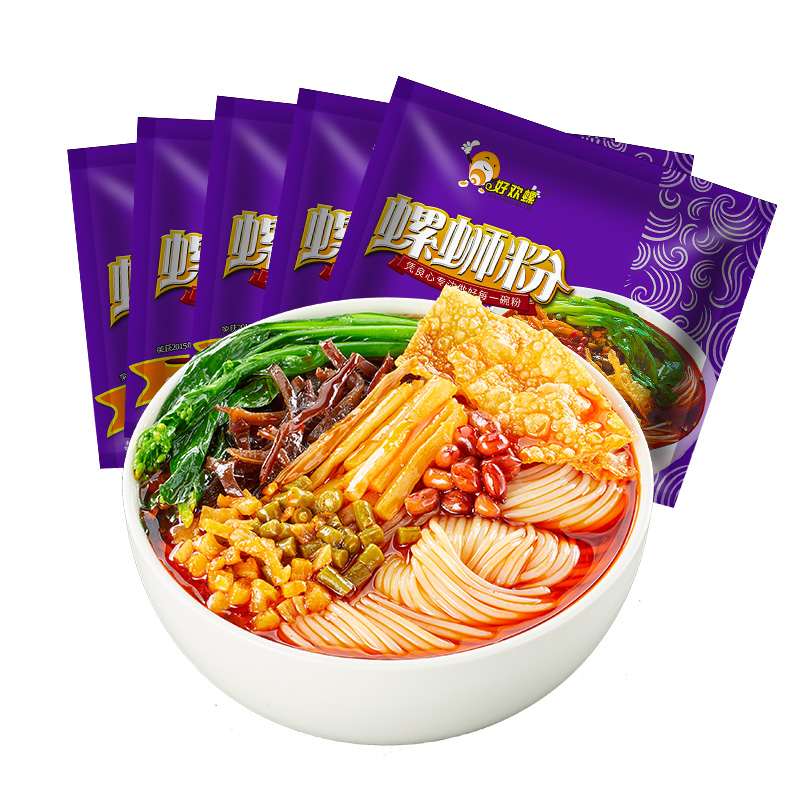 好欢螺爆款螺蛳粉300gx5