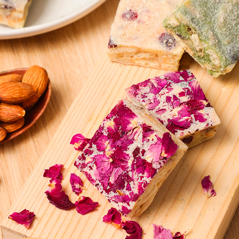 可签到渔村蔓越莓雪花酥共180g