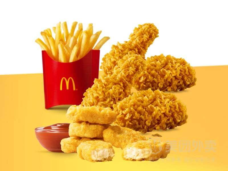 麦当劳四拼小食餐券，券后价39.90元