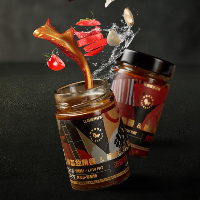 【暴肌独角兽】0低脂肪牛肉酱料255g