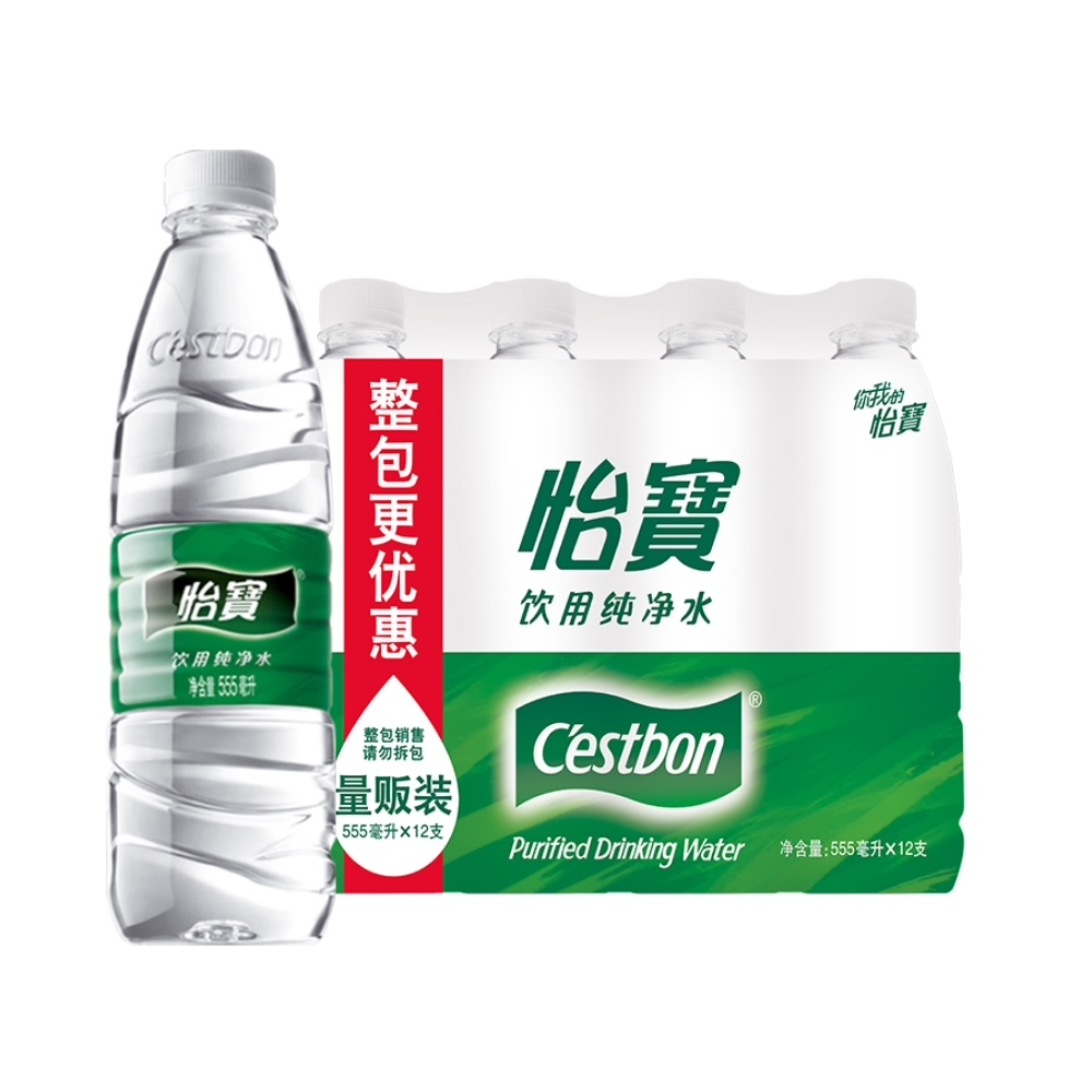 返5元猫超卡！怡宝矿泉水*12瓶