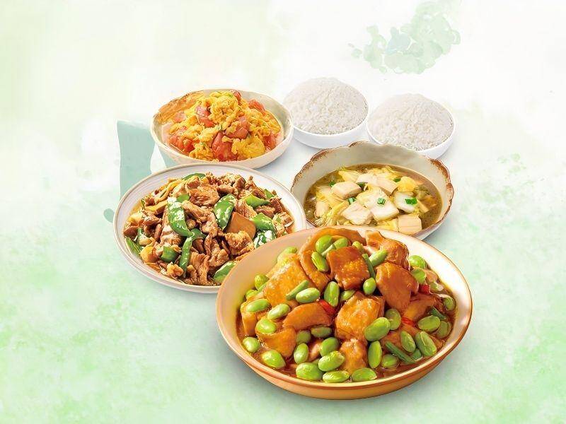 老乡鸡6件套双人超值套餐，券后价仅需46.80元