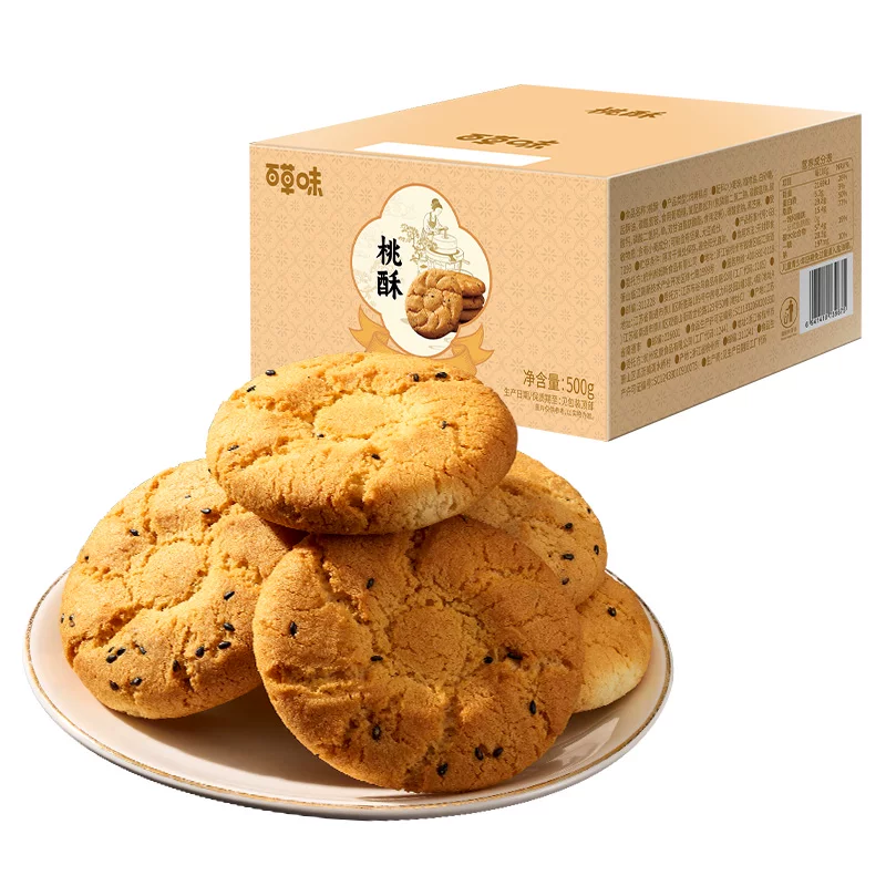 百草味桃酥500g/约20小袋