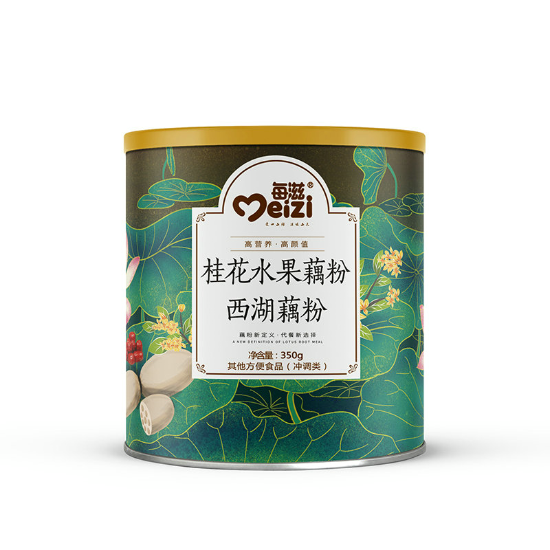 每滋桂花水果藕粉350g