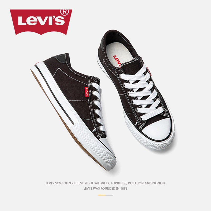 【Levis李维斯正品】情侣款经典帆布鞋