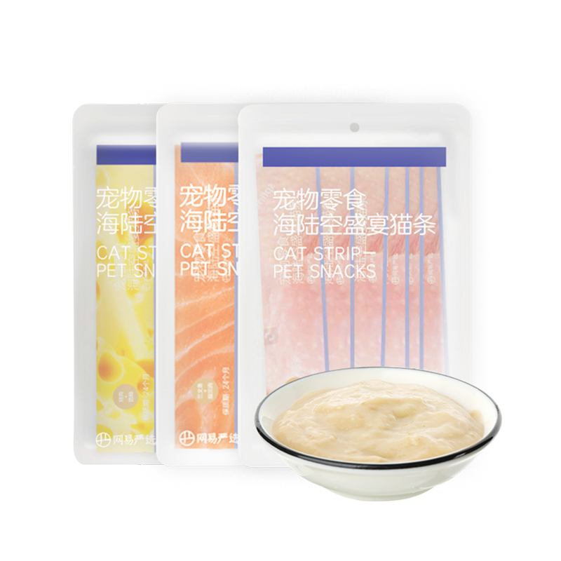 网易严选海陆空盛宴猫条12g*6支